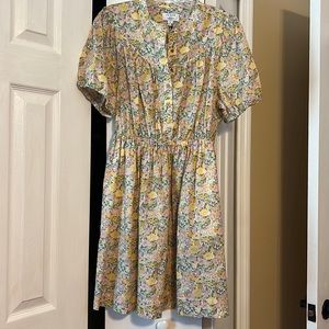 J Crew liberty print dress